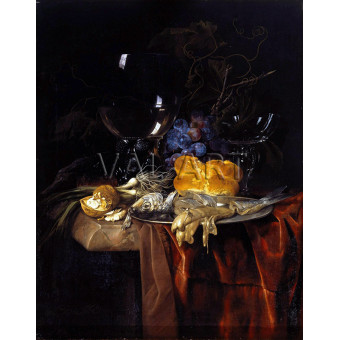 РЕПРОДУКЦИИ НА КАРТИНИ Закуската (1679)